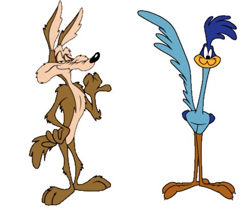 Wile E. Coyote and the Road Runner .